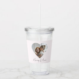 Mom Custom Name & Photo | Acrylic Tumbler Take Away Mugg