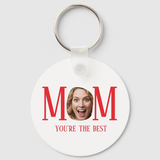MOM Custom Photo Keychain Nyckelring (Framsida)