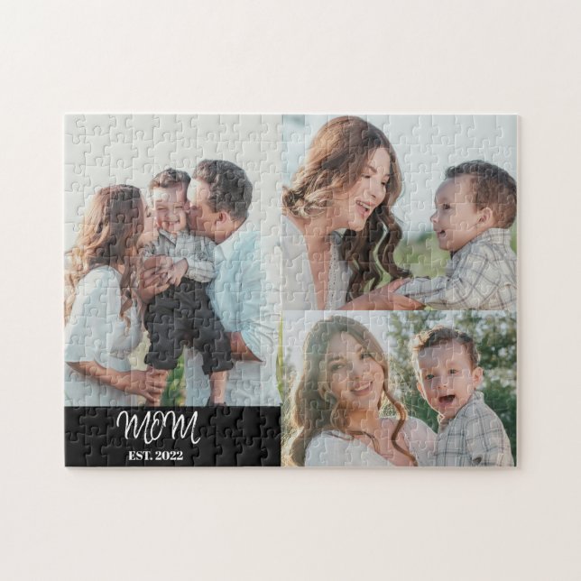 Mom Established, 3-Photo Jigsaw Puzzle Pussel (Horisontell)
