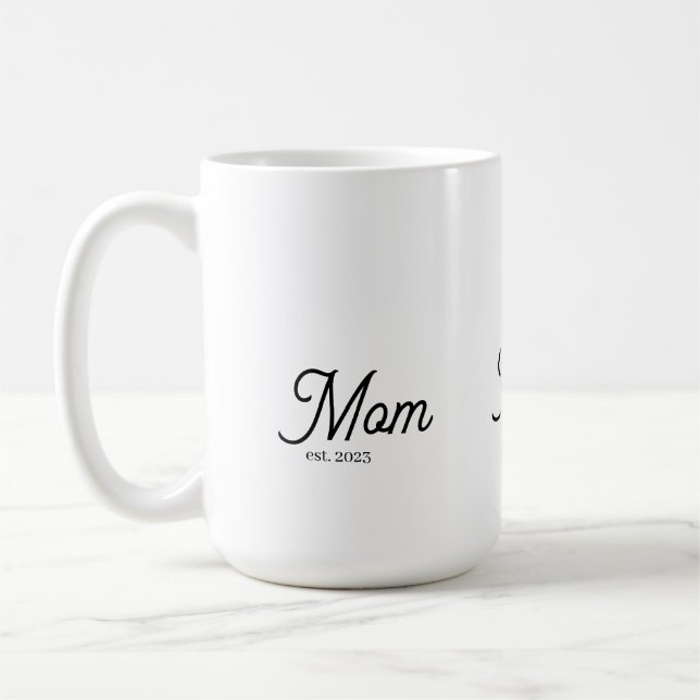 Mom Established Black Script Kaffemugg (Vänster)