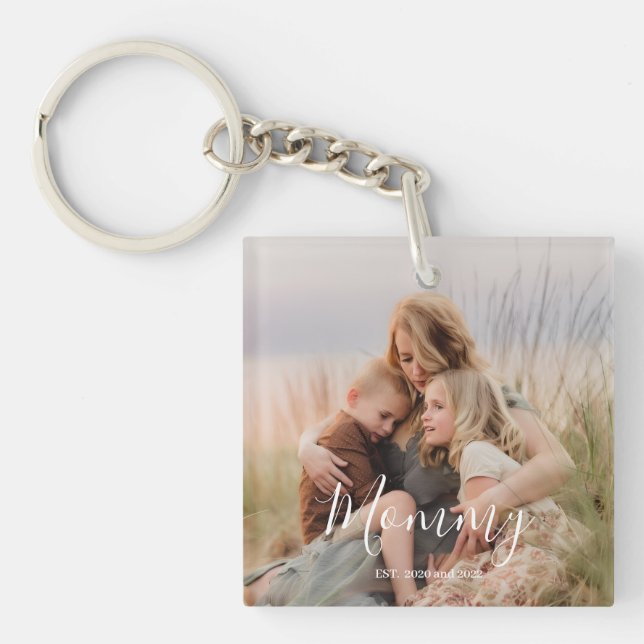 Mom Established Modern Elegant Script Photo  (Framsidan)