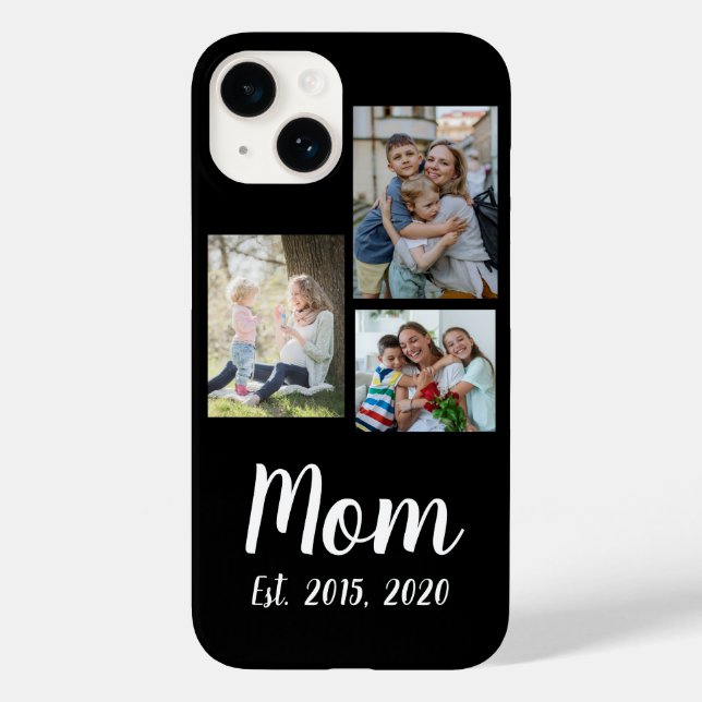 Mom Established Modern Script Black 3 Photo (Baksida)