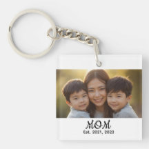 Mom Established Modern Script Photo