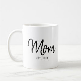 Mom Established New Mom Gift Coffee Mug Kaffemugg