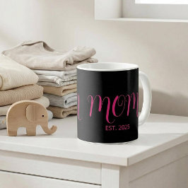 Mom Established New Mom Gift Coffee Mug Kaffemugg