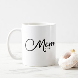 Mom Established New Mom Gift Coffee Mug Kaffemugg