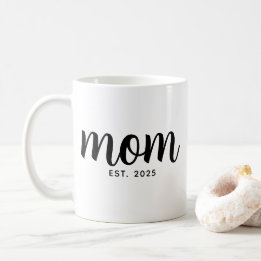 Mom Established New Mom Gift Kaffemugg