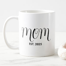 Mom Established New Mom Gift Kaffemugg