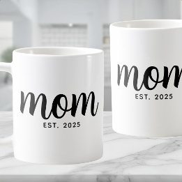 Mom Established New Mom Gift Kaffemugg