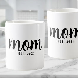 Mom Established New Mom Gift Kaffemugg