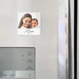 Mom Established Photo Gift Magnet