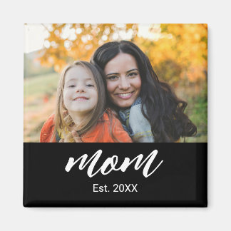 Mom Established Photo Mother's Day Magnet