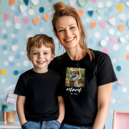 Mom Established Photo Mother's Day T Shirt