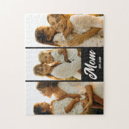 Mom Established Script Black 3 Photo Pussel