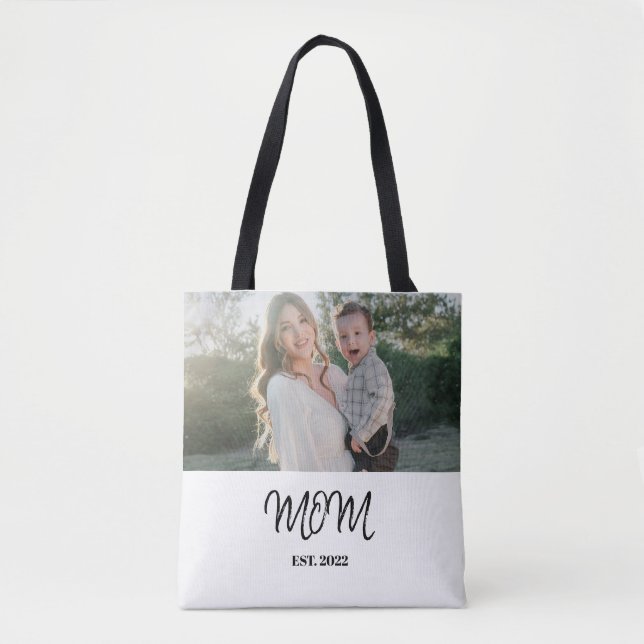 Mom established, Tote Bag with Photo  Tygkasse (Framsida)