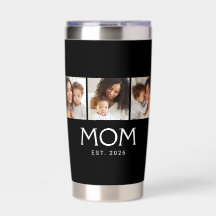 Mom Established Typography Black 3 Photo