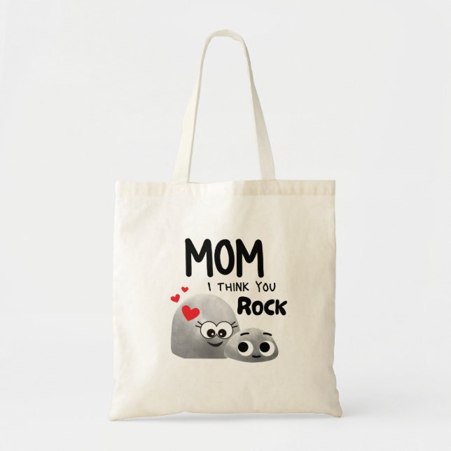 Mom i think you are rock  tygkasse (Framsidan)