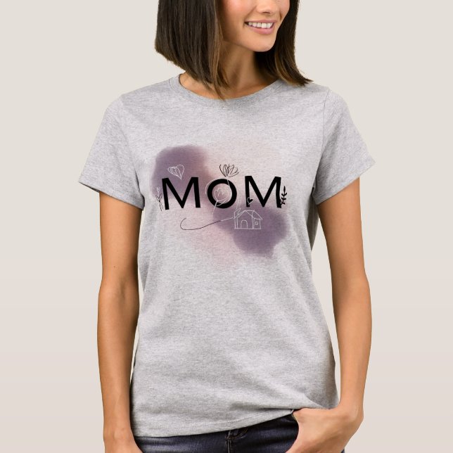 Mom: Invisibility Cloak Superhero T Shirt (Framsida)