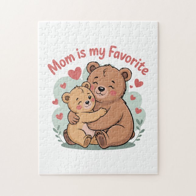 Mom Is My Favorite Pussel (Vertikal)