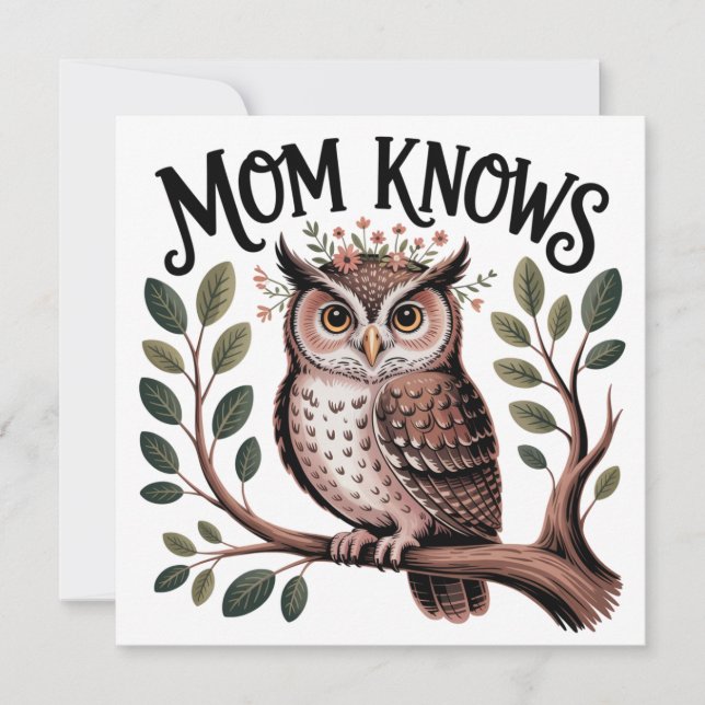 Mom Knows﻿ Inbjudningar (Framsida)