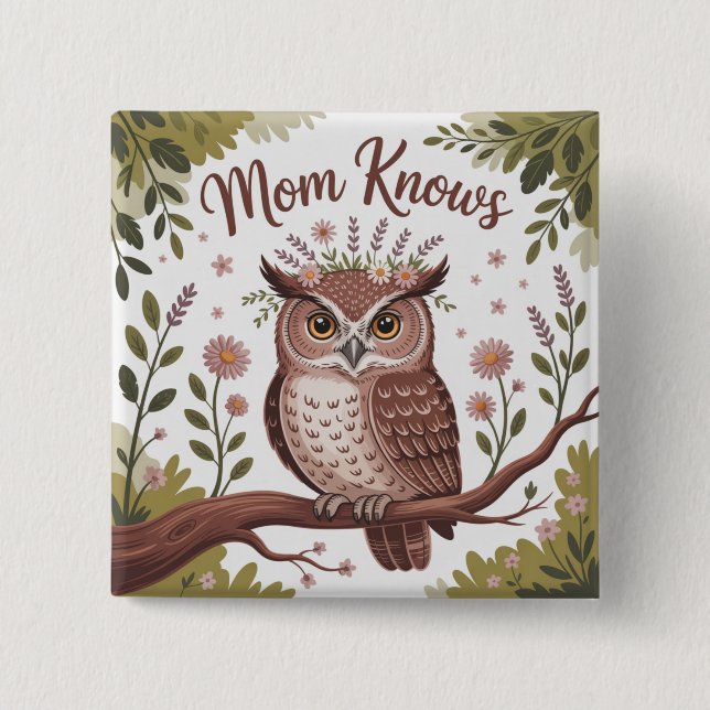 Mom Knows Knapp (Framsida)