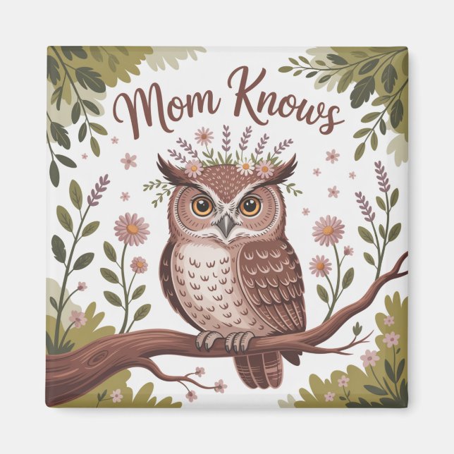 Mom Knows Magnet (Framsidan)