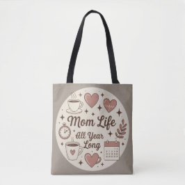 Mom life all year long, stylish tygkasse