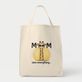 Mom Life Tote Bag – Mom Sees Everything Tygkasse