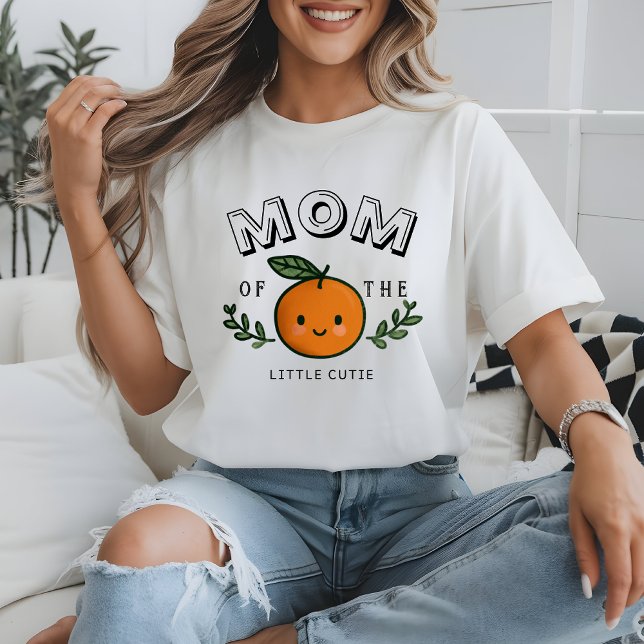 Mom Little Cutie T-Shirt 1st Birthday Party  (Skapare uppladdad)