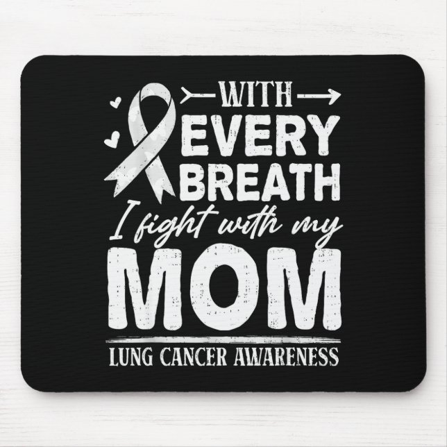 Mom Lung Cancer Awareness White Ribbon Family Supr Musmatta (Framsidan)
