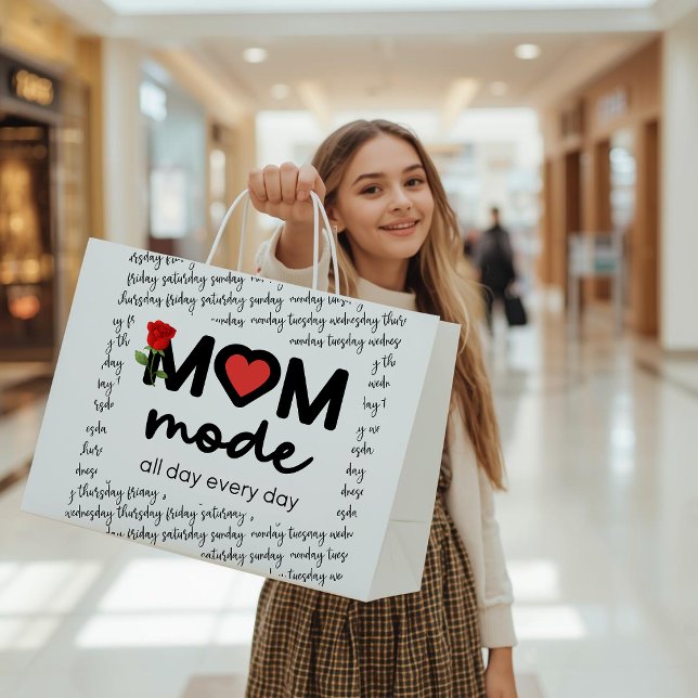 Mom Mode All Day Every Day Gift Bag (Skapare uppladdad)