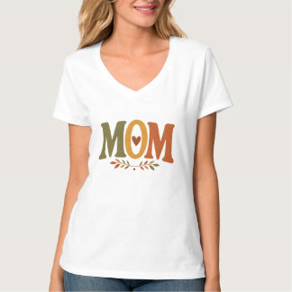 MOM Mysig Höst Moderskap T Shirt
