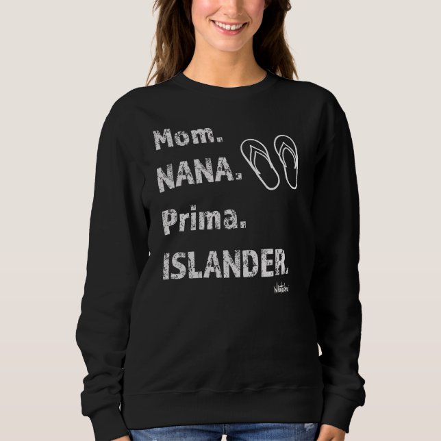 Mom Nana Prima Islander Zoris Chamorro Funny 5a T Shirt (Framsida)