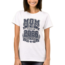 Mom of a 2026 Graduate – Proud Parent Pride Tee