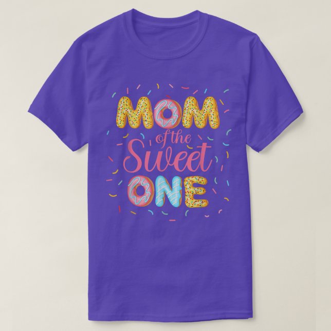 Mom Of The Sweet One Shirt 1st Bday Donut Mother M T Shirt (Design framsida)