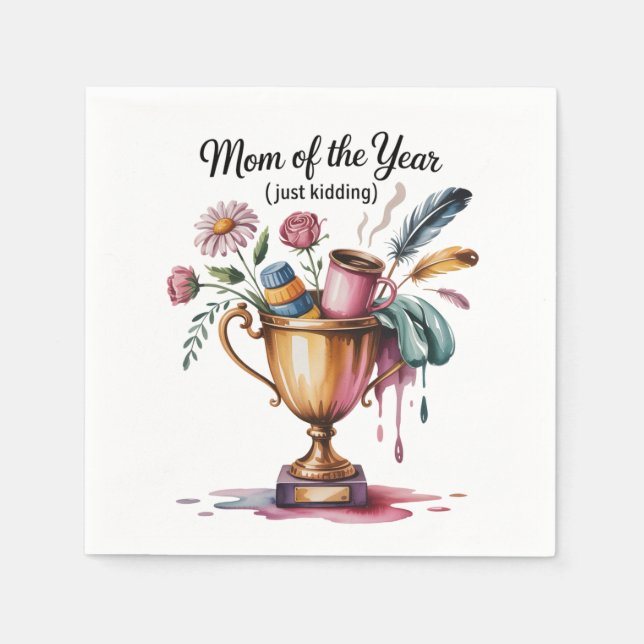 Mom Of The Year (Just Kidding) Pappersservett (Framsidan)
