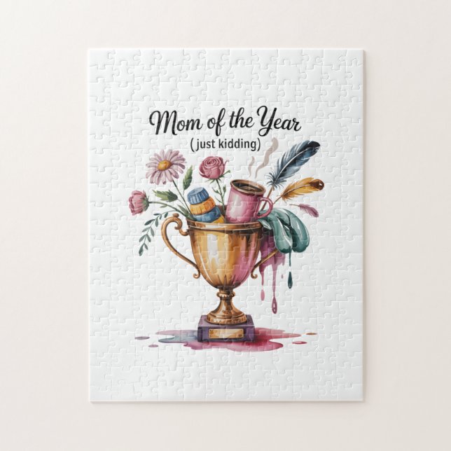 Mom Of The Year (Just Kidding) Pussel (Vertikal)