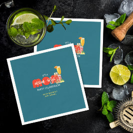 Mom-osa Baby Shower  Pappersservett