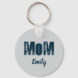 Mom Personalized name Nyckelring
