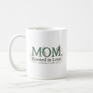 Mom Rooted in Love Growing in Grace Inspirational  Kaffemugg