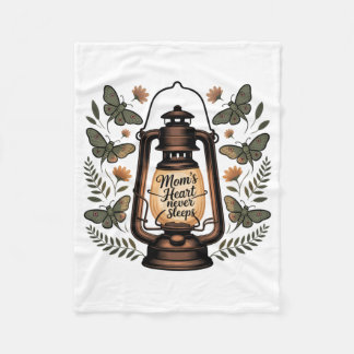 Mom’s Heart Never Sleeps Fleecefilt