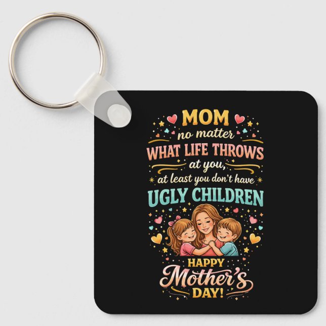 Mom’s Laughing Love Nyckelring (Framsida)