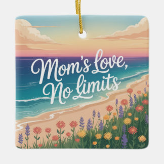 Mom’s Love, No Limits Julgransprydnad Keramik