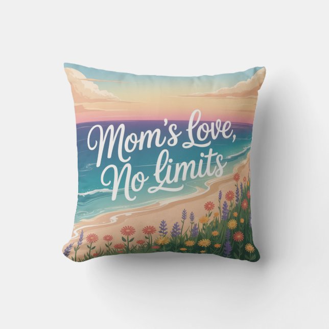 Mom’s Love, No Limits Kudde (Framsida)