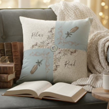 Mom’s Reading Nook Antique Blue Decorative