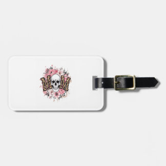 Mom Skull Mama Leopard Skull Bagagebricka