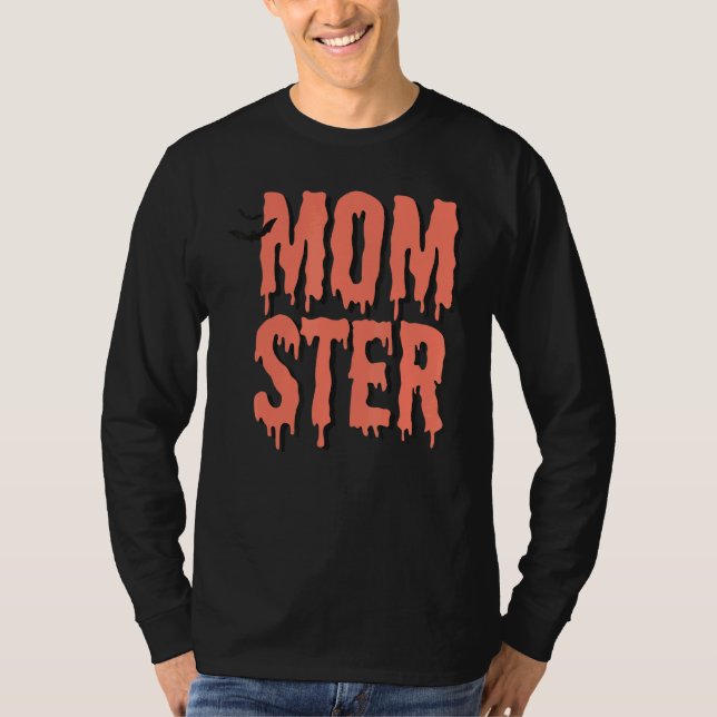 Mom Ster Melting Spooky Vibes Bat Hippie Costume H T Shirt (Framsida)