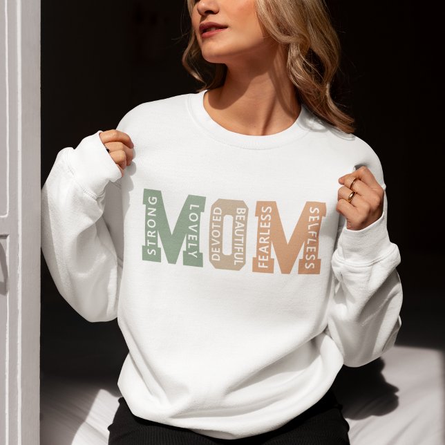 MOM – Strong, Lovely, Devoted, Beautiful – Mom T Shirt (Skapare uppladdad)