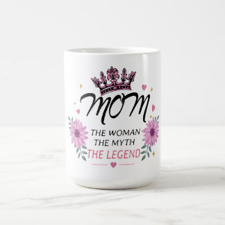 Mom The Legend Mother's Day Gift Kaffemugg