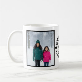 Mom You Were Right 2 Photo Funny Modern White Kaffemugg
